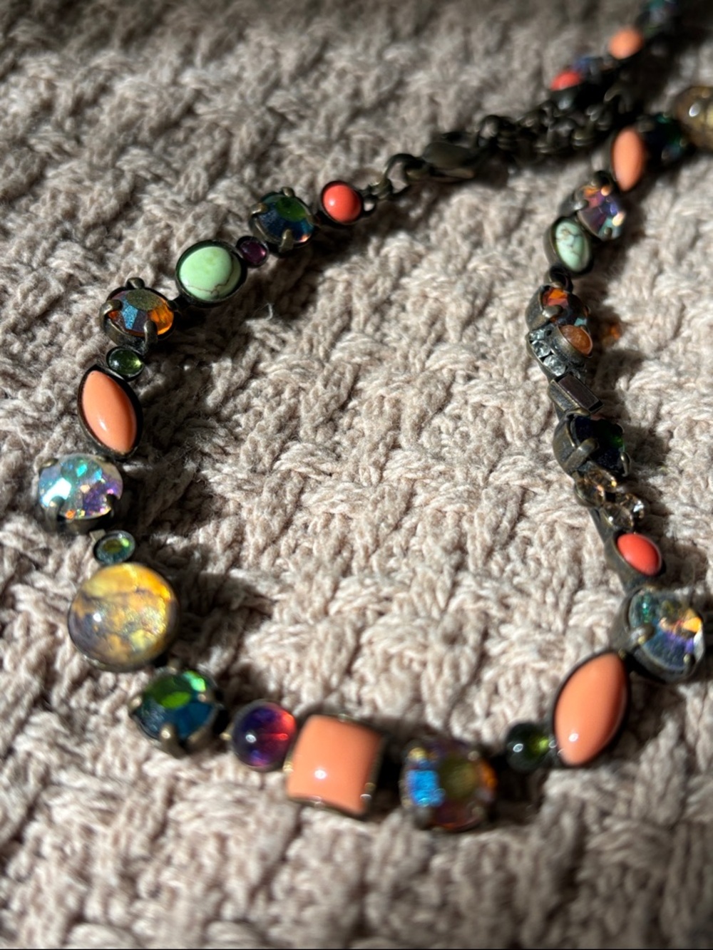 Sorrelli Multicolor Beaded Statement Necklace - Women Jewelry - Picture 4 of 4